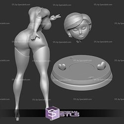 Elastigirl Sexy Standing 3D Print Model