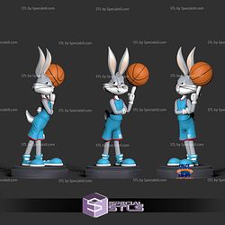 Bugs Bunny Basketball 3D Model Space Jam