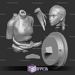 Jinx Bust Arcane 3D Printable