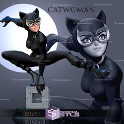 Catwoman Stylized STL Files