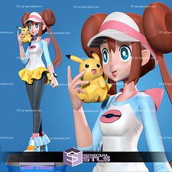 Rosa Pokemon Masters 3D Printing Figurine