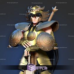 Dragon Shiryu Basic Pose Saint Seiya 3D Model