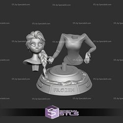 Elsa Bust 3D Model