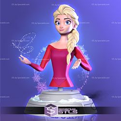 Elsa Bust 3D Model