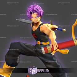 Future Trunks and Sword STL Files Dragonball