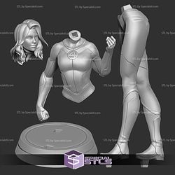 The Invisible Woman Basic Pose STL Files