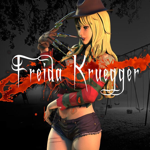 Freddy Krueger Female V2 Fanart