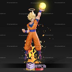 Goku Afterlife 3D Printable Dragonball