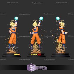 Goku Afterlife 3D Printable Dragonball