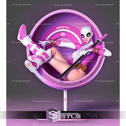 GwenPool Circle Chair 3D Printable