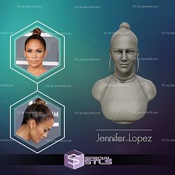 Jennifer Lopez Bust Ready to 3D Print