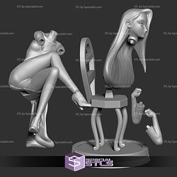 Jessica Rabbit on Chair 3D Printable