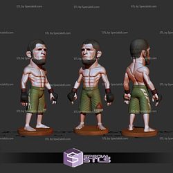 Khabib UFC Chibi 3D Model