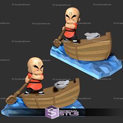Kid Krillin Boat 3D Printable Dragonball