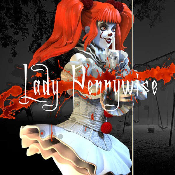 Lady Pennywise V2 Fanart | SpecialSTL
