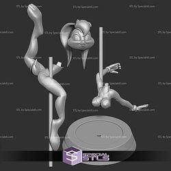 Lola Bunny Pole Dancing 3D Printable