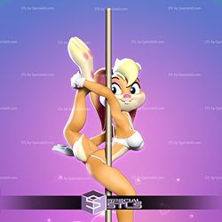 Lola Bunny Pole Dancing 3D Printable