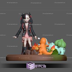 Marnie Campfire and Pokemon Ready to 3D Print