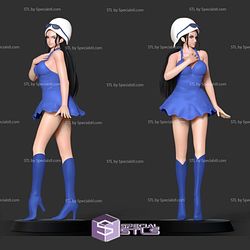 Nico Robin Blue Dress One Piece 3D Model