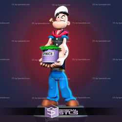 Popeye the Sailor Ready to 3D Print