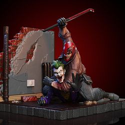 Red Hood vs Joker Diorama