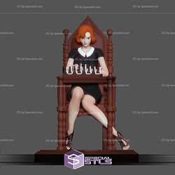 Queen Gambit Anna Taylor Joy 3D Print Figurine