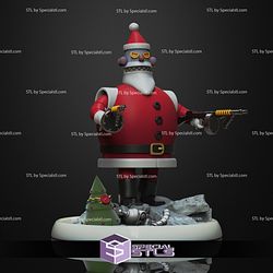 Robot Santa STL Files Fanart