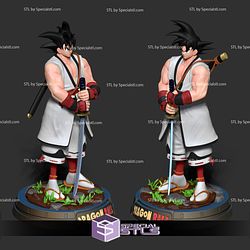 Samurai Goku and Sword 3D Printable