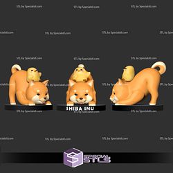 Shiba Inu and Little Chicken 3D Printable