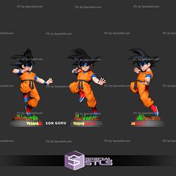 Son Goku Kid Training STL Files