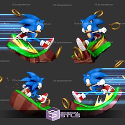 Sonic the Hedgehog STL Files Lightning Fast