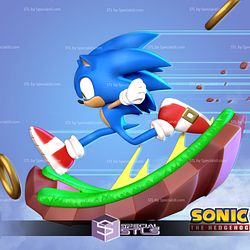 Sonic the Hedgehog STL Files Lightning Fast
