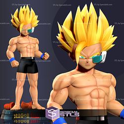 Teen Gohan with gym 3D Printable