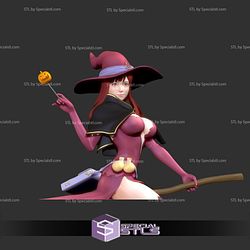 The Witch Halloween 3D Printing Figurine