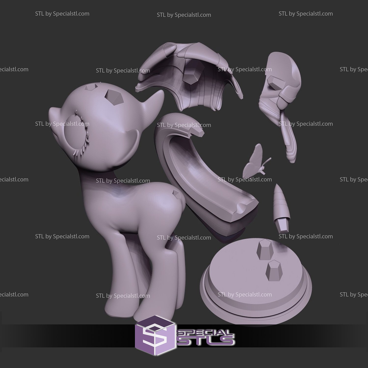 Twilight Sparkle - Little Pony 3D print model by playdesign