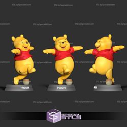 Winnie The Pooh Action Pose STL Files