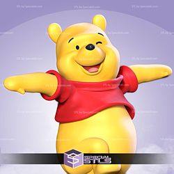 Winnie The Pooh Action Pose STL Files