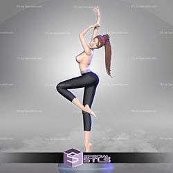 Yoga Girl 3D Printable STL Files Fanart