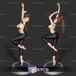 Yoga Girl 3D Printable STL Files Fanart