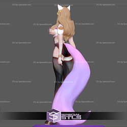 Ahri Naked NSFW Ready to 3D Print 3D Model