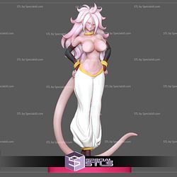 Android 21 Naked Dragonball Ready to 3D Print