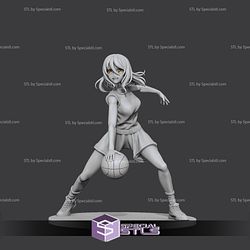 Basketball girl Fanart Ready to 3D Print