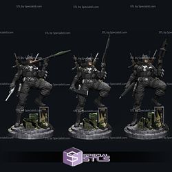 Batman Grim Knight Various Weapon STL Files 3D Model