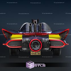 Batmobile 1966 STL Files 3D Print