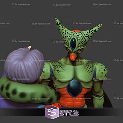 Cell Fighting Trunks Ready to 3D Print Dragonball