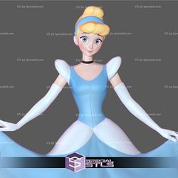 Cinderella Disney Basic Ready to 3D Print