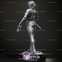 Ciri Cyberpunk Sexy STL Files 3D Model