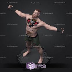Conor McGregor Winning Ready to 3D Print 3D Model