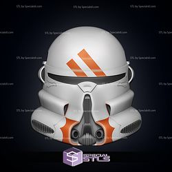 Cosplay STL Files Airborne Clone Trooper Helmet Wearable 3D Print