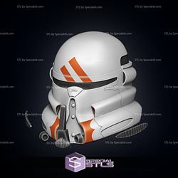 Cosplay STL Files Airborne Clone Trooper Helmet Wearable 3D Print